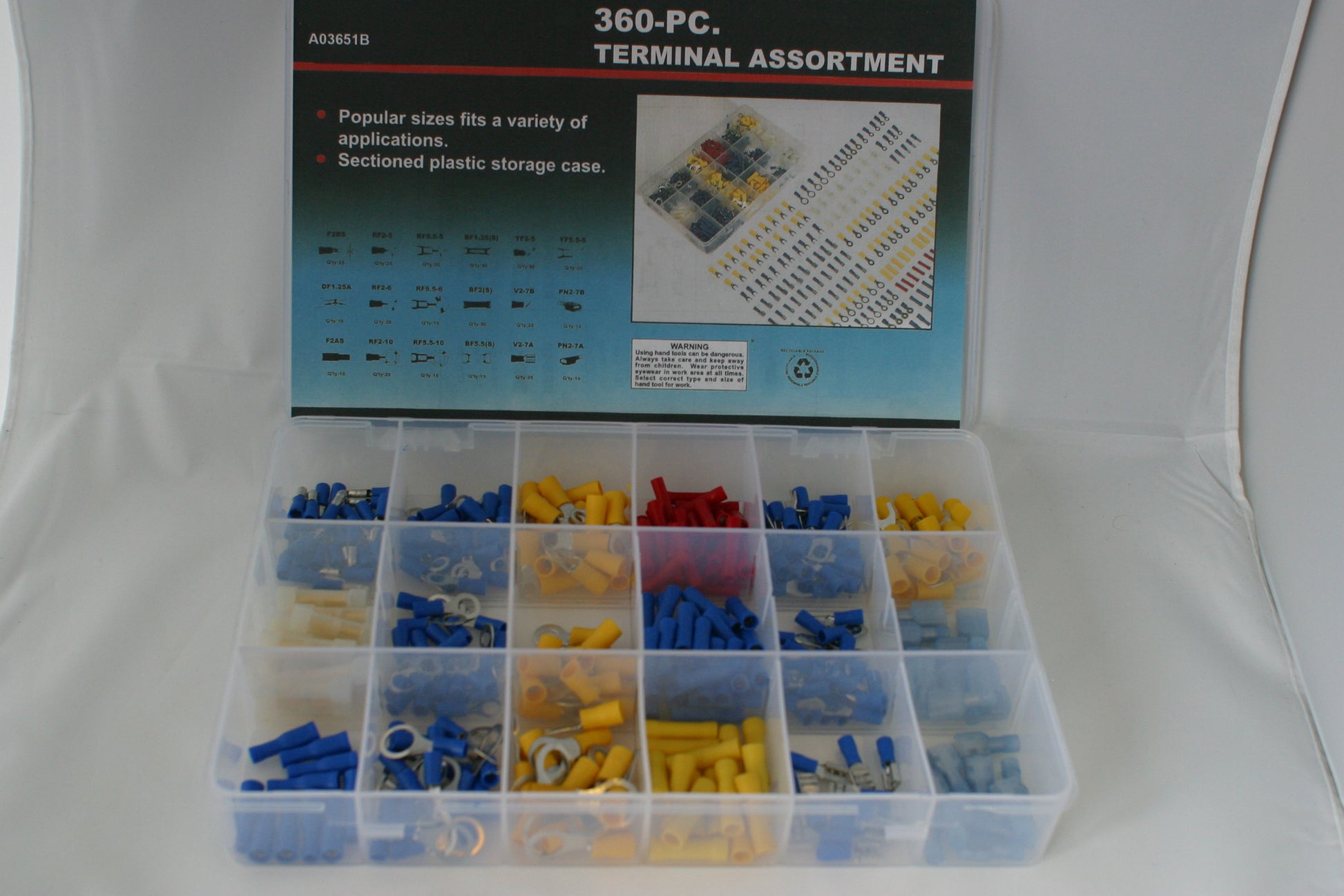 CAL Kabelskosett - Assortert - 360 deler