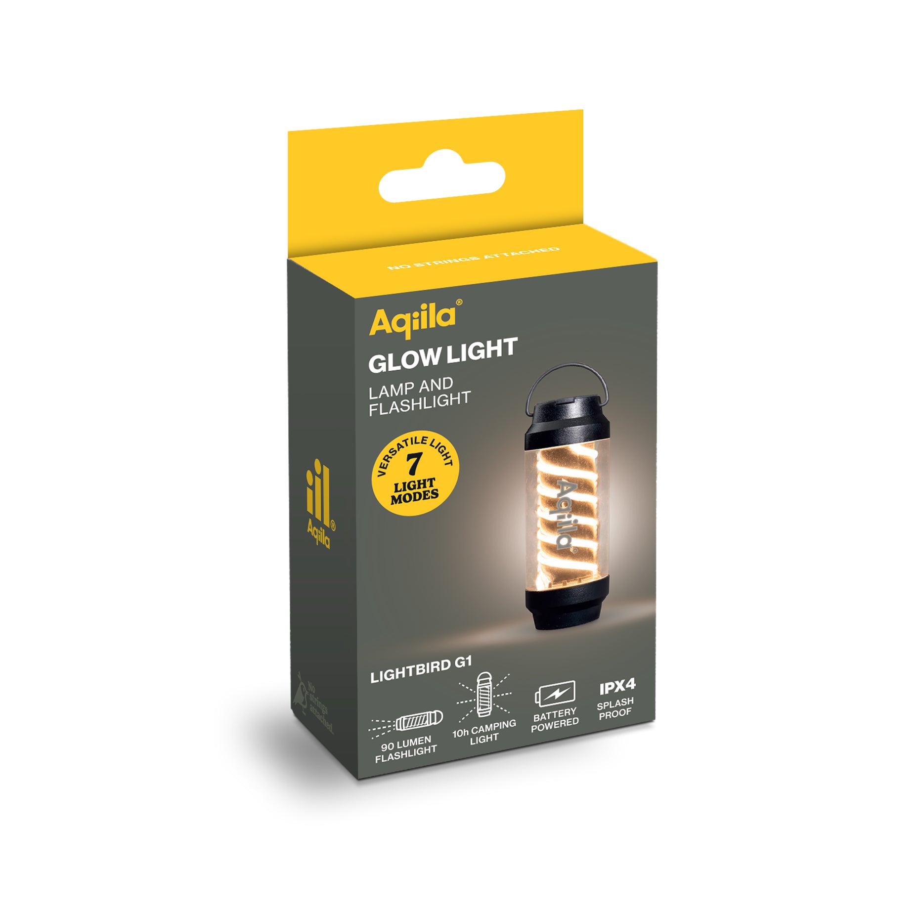 Aqiila Lightbird G1 – Campinglykt – Oppladbar