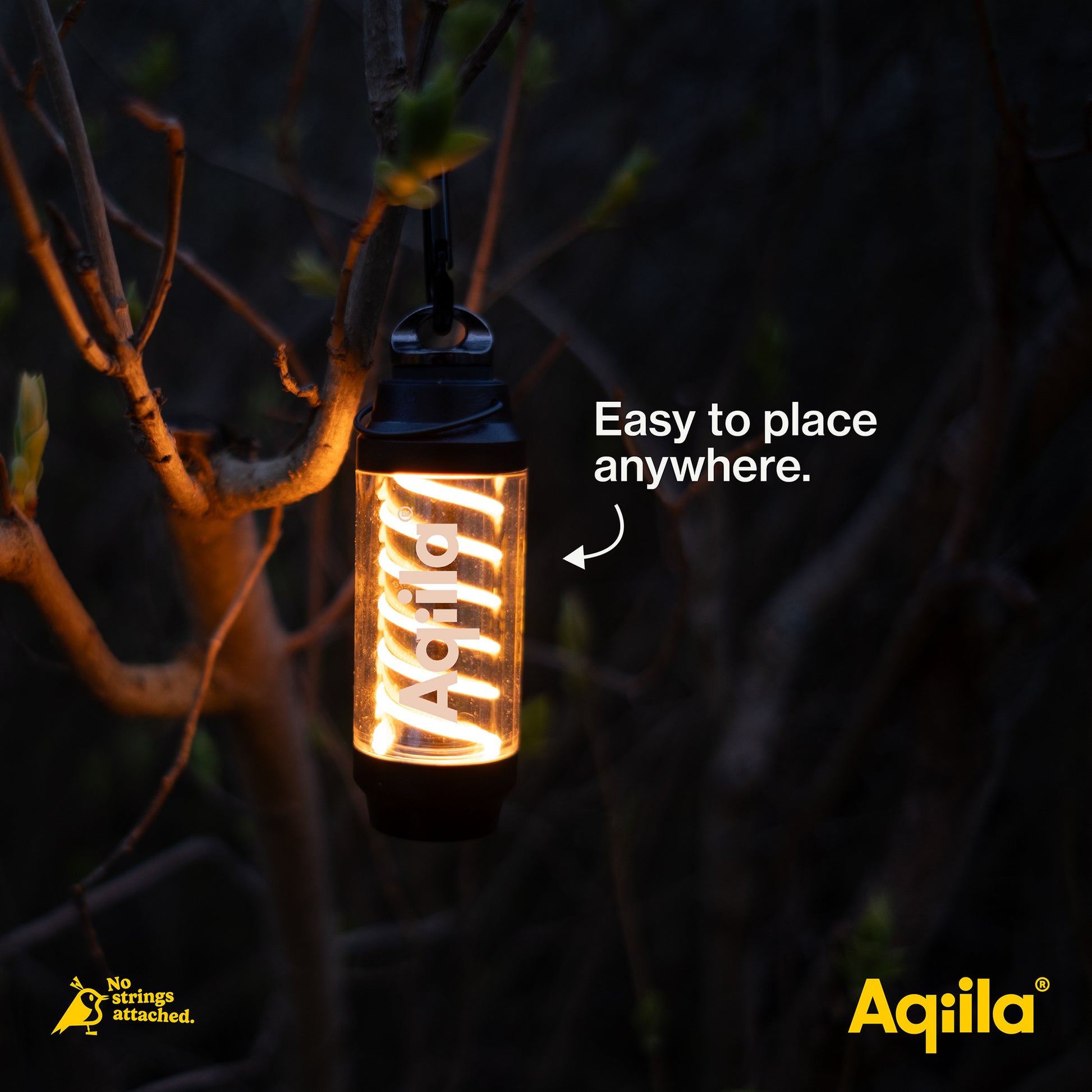 Aqiila Lightbird G1 – Campinglykt – Oppladbar