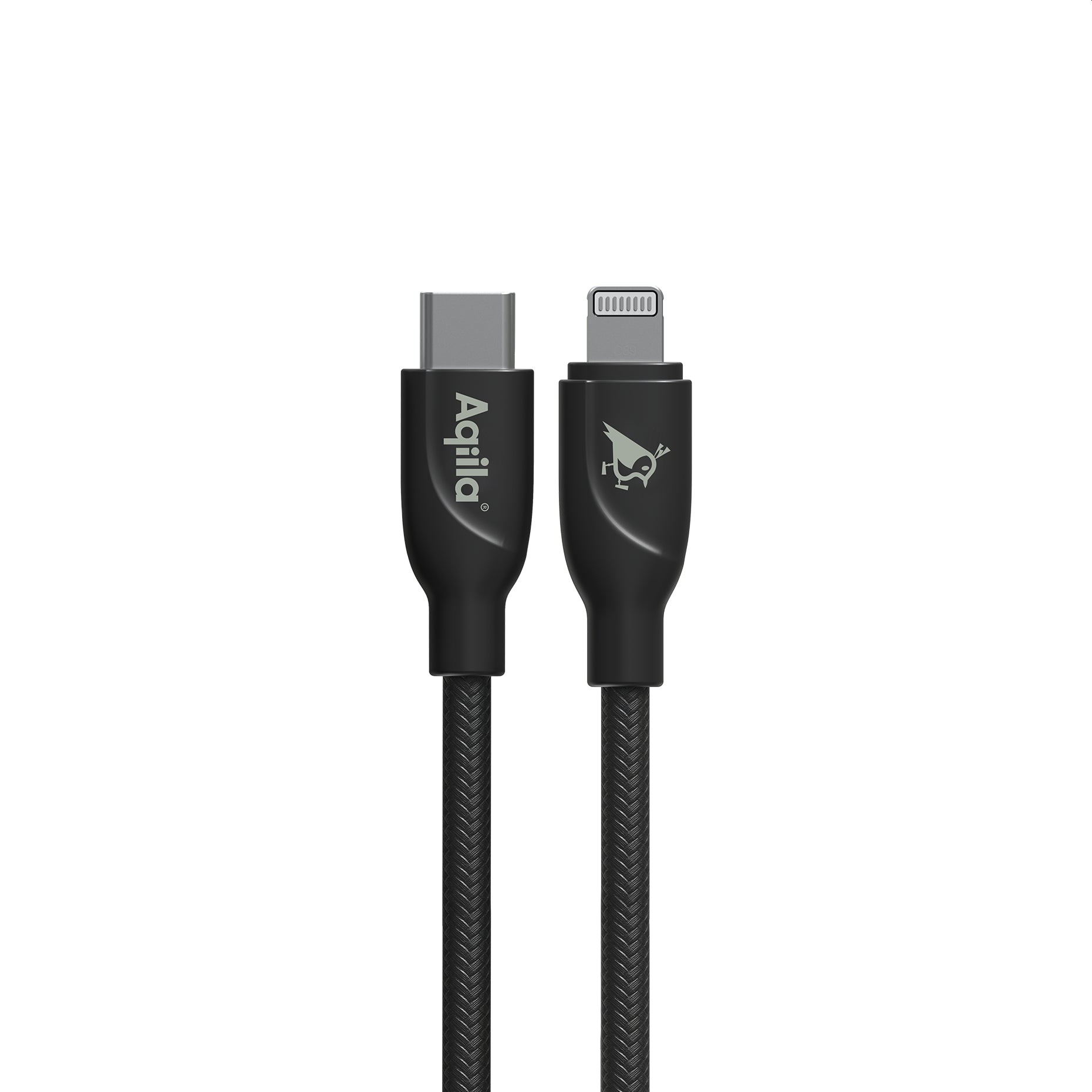 Aqiila Cablebird CB21 – USB C til Lightning-kabel 30W, 1m
