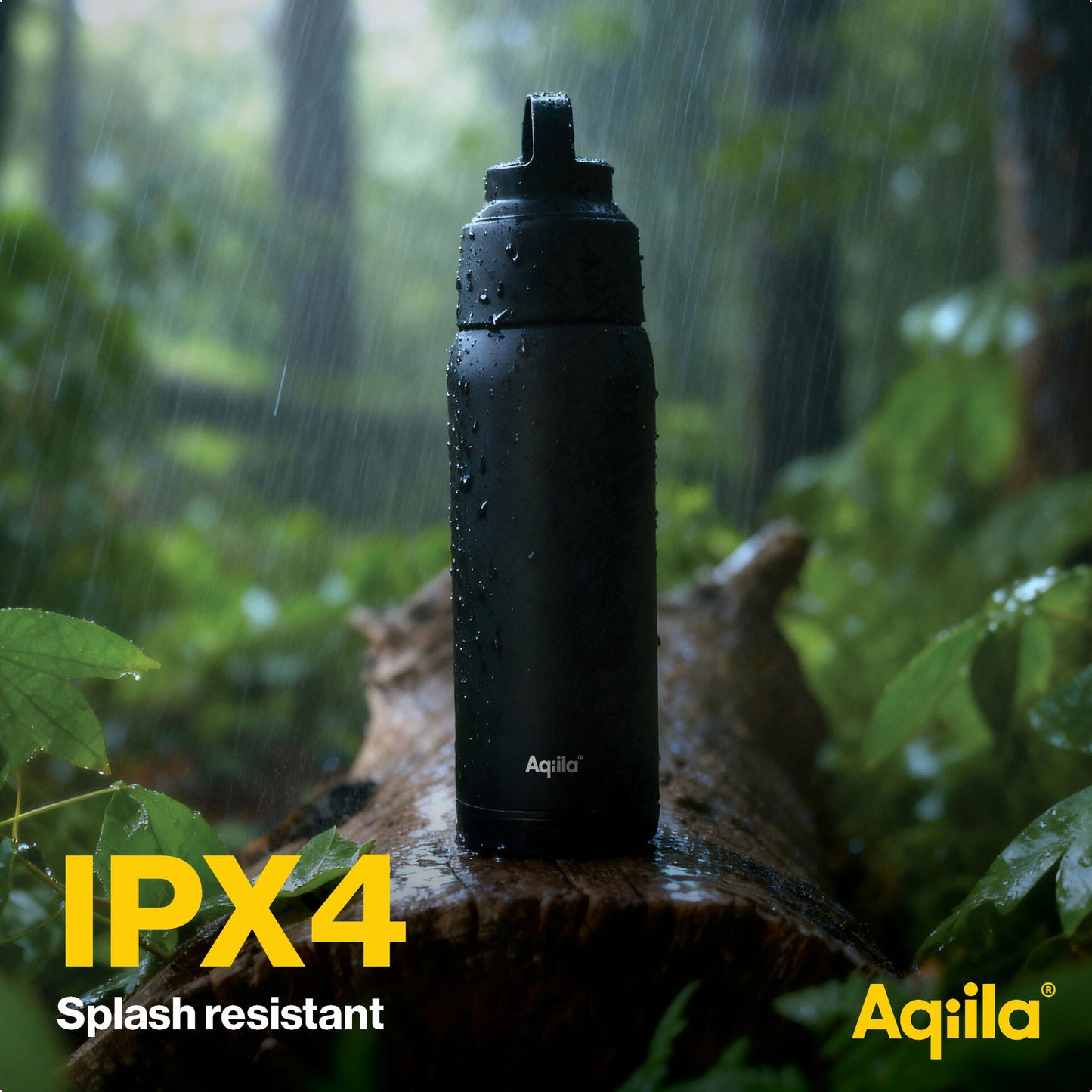 Aqiila Powerbottle BO5 - Drikkeflaske + Termos + Powerbank 5000mAh - 0,6L