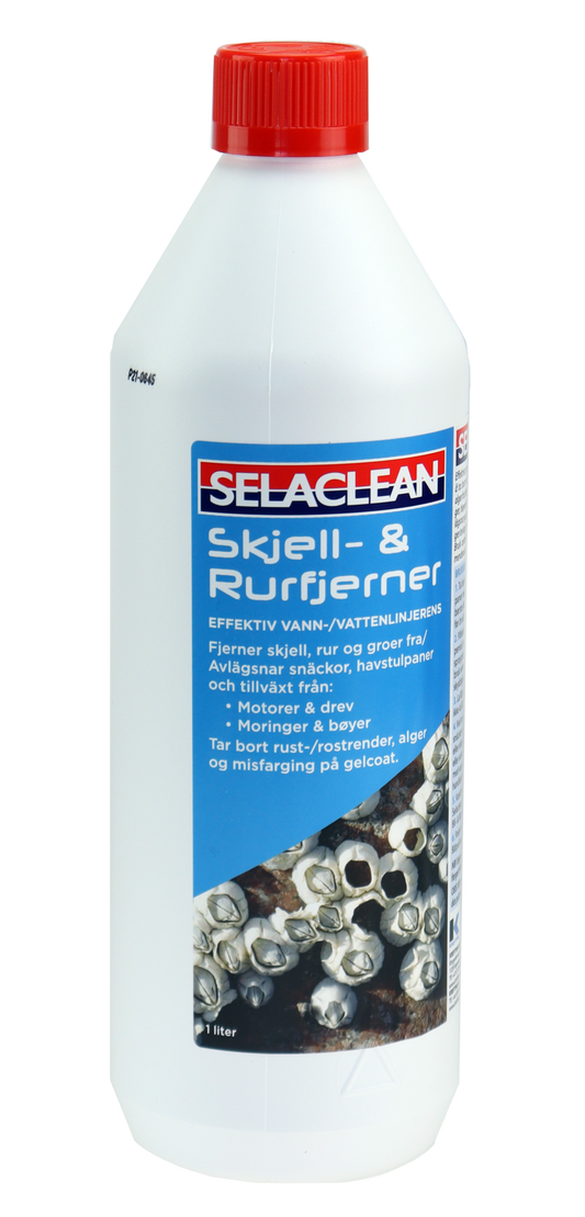 Selaclean Skjell- og Rurfjerner – 1 liter