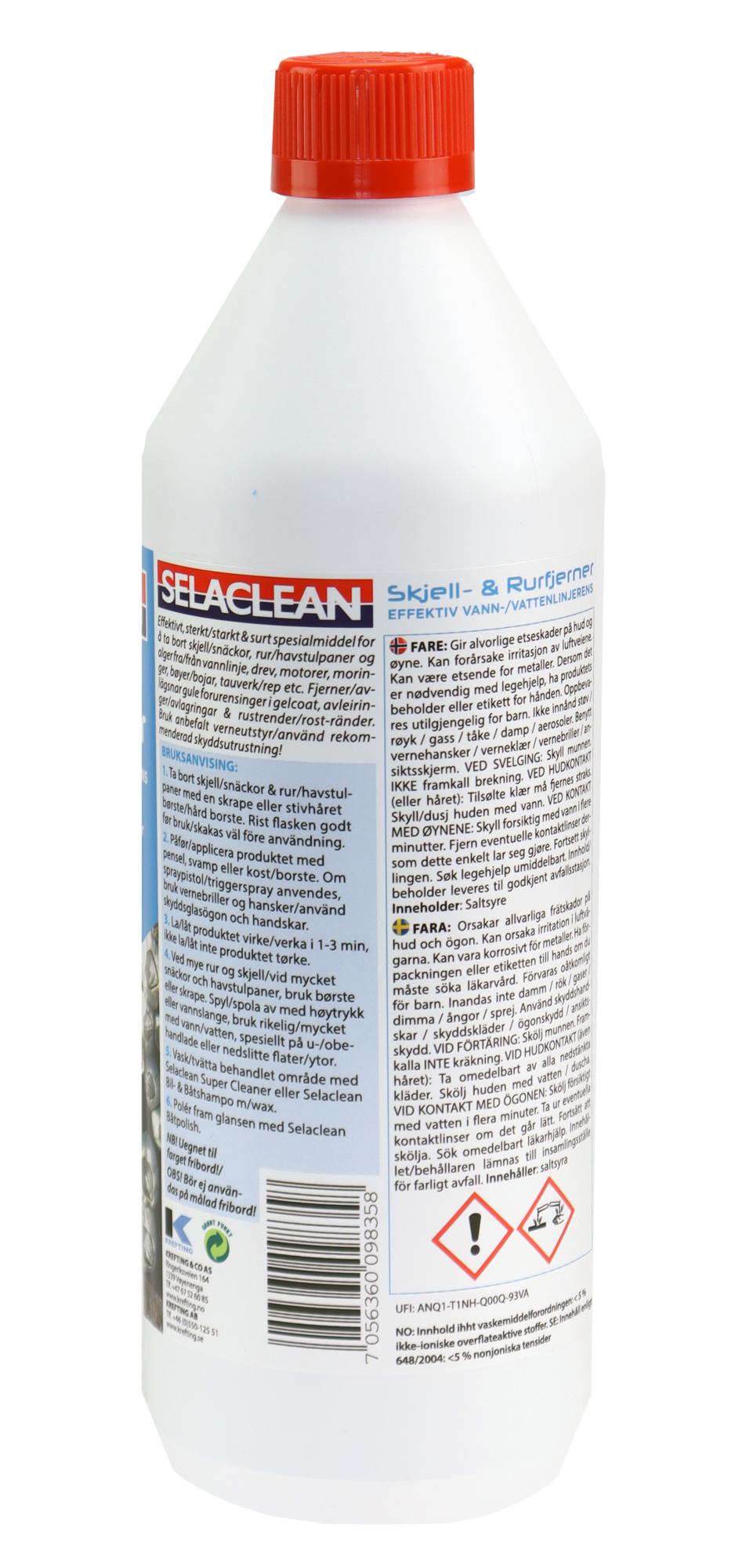 Selaclean Skjell- og Rurfjerner – 1 liter