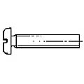 Maskinskrue med mutter - 3 stk - Syrefast A4 - 50x5mm