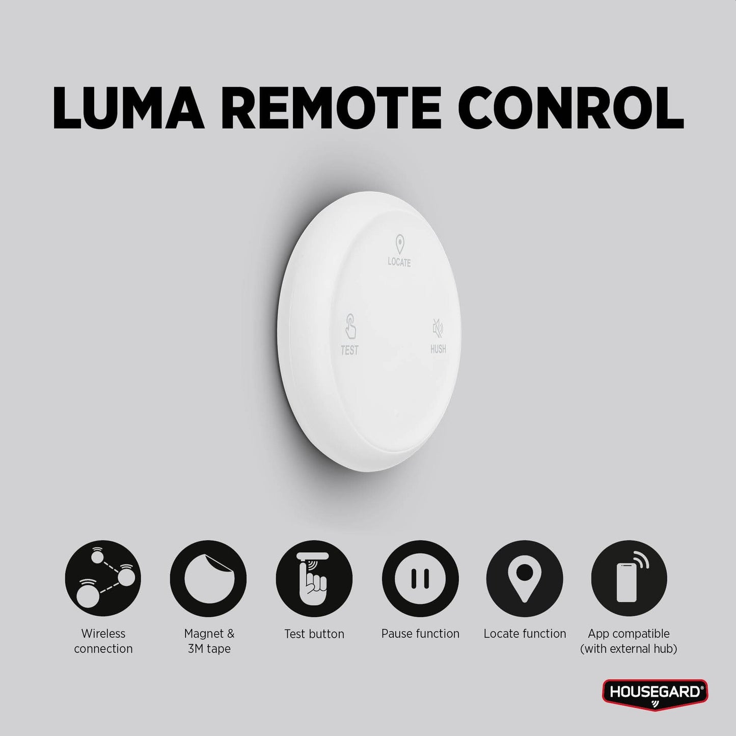 Housegard Luma Fjernkontroll – RC350 – Trådløs