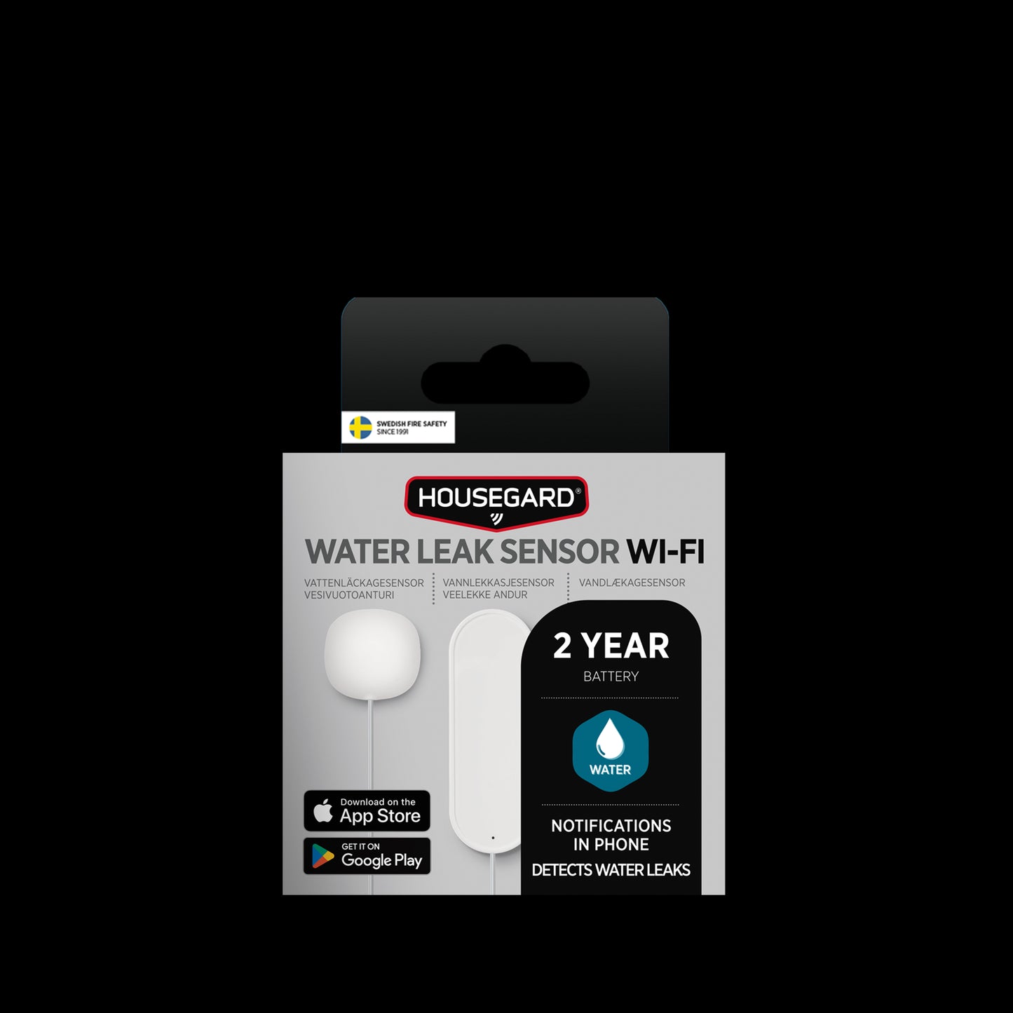 Housegard Smart Vannlekkasjevarsler – WA-202 – WiFi