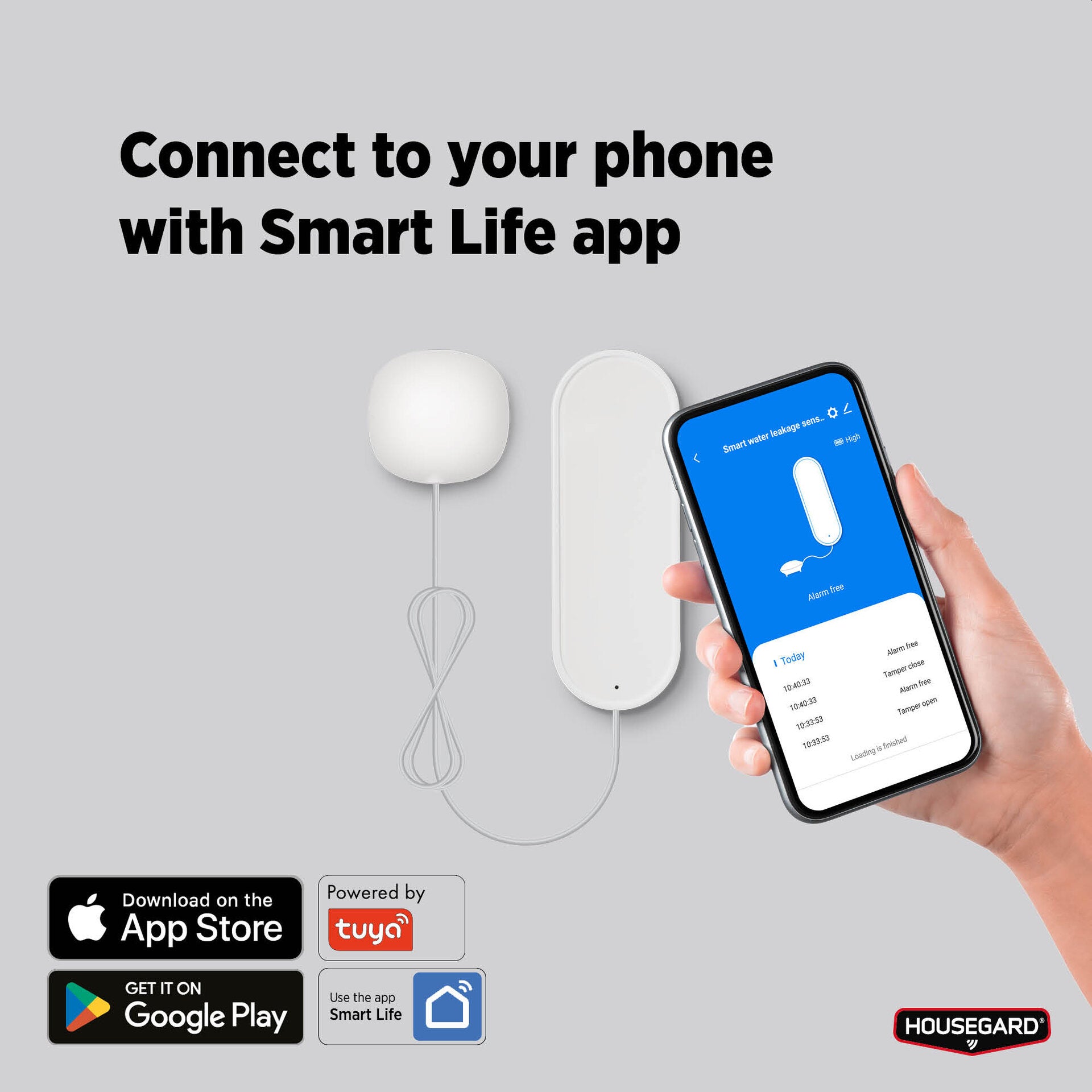 Housegard Smart Vannlekkasjevarsler – WA-202 – WiFi