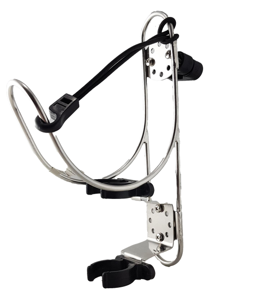 Livbøyeholder AISI316 - 140x290x5,3mm - Livbøye Hesteskobøye Livbøyelys - 25mm Rekke