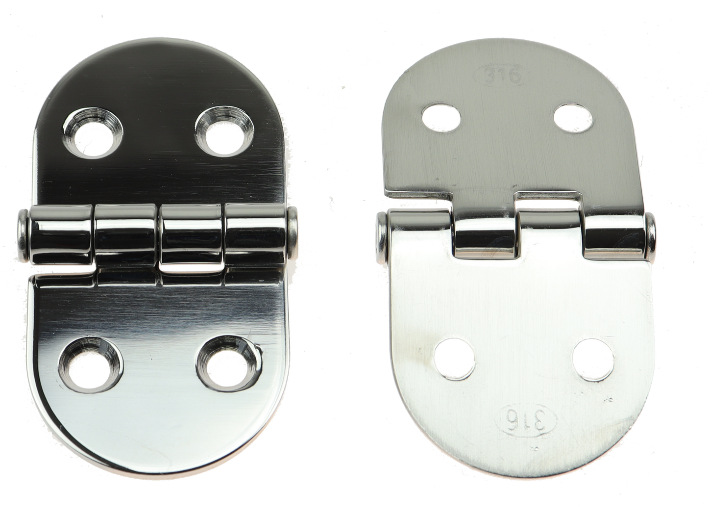 Osean Hengsel syrefast presset - 2pk - AISI316/A4 - 74x40mm