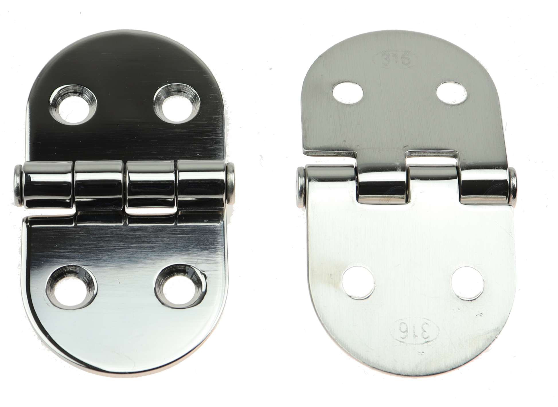 Osean Hengsel syrefast presset - 2pk - AISI316/A4 - 74x40mm