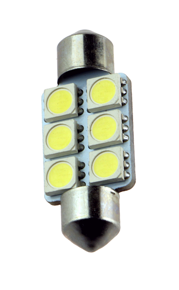 LED Lyspære for Lanterne – SMD 5050 – 36 mm – 12V 1W 90 lm