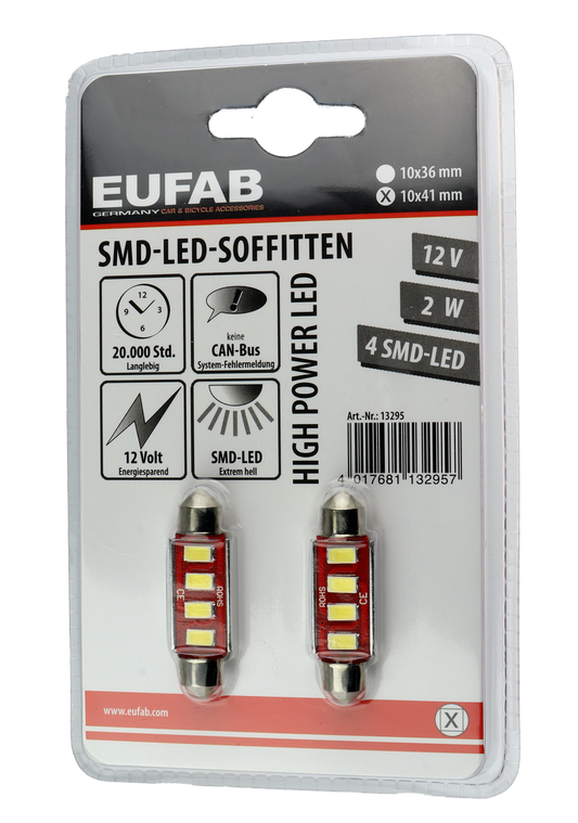 Eufab Lyspære LED Sofitten – 12V – SV8,5 – 10x41 mm