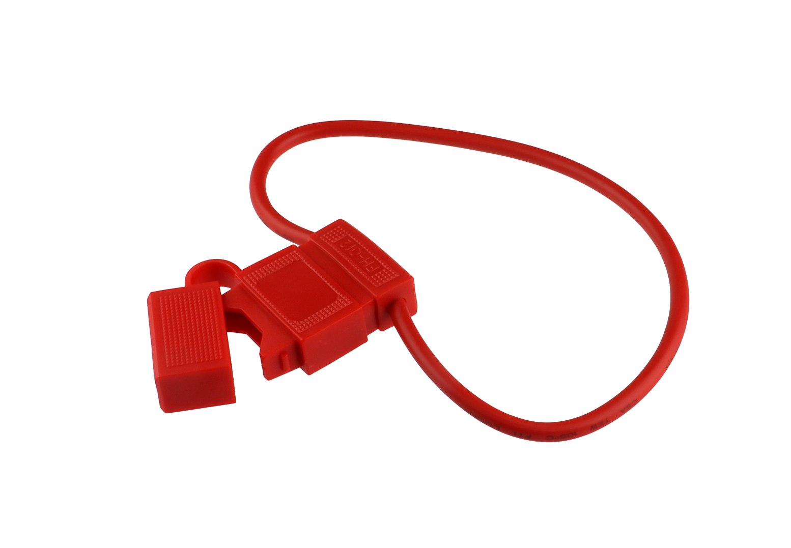 Holder for Flatstiftsikring - med Gummikappe