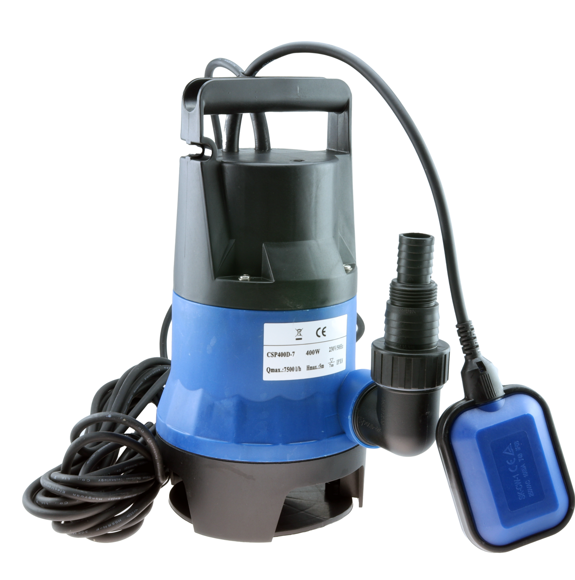 Osean Lensepumpe 400w - 220v - 1981 gph - 7500 l/t