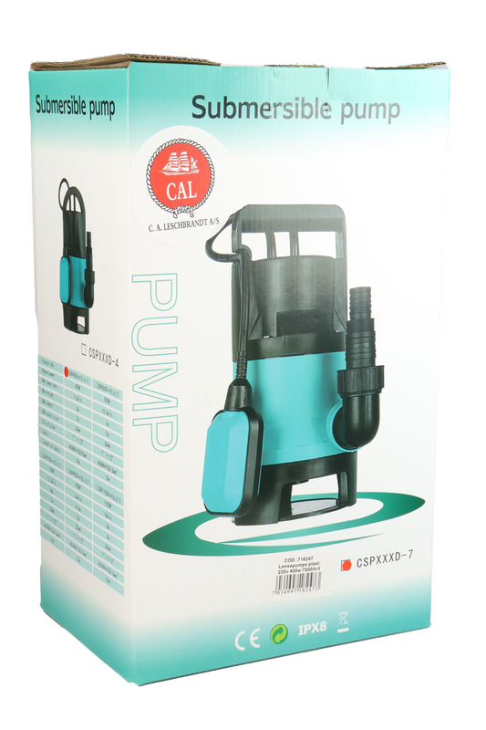 Osean Lensepumpe 400w - 220v - 1981 gph - 7500 l/t