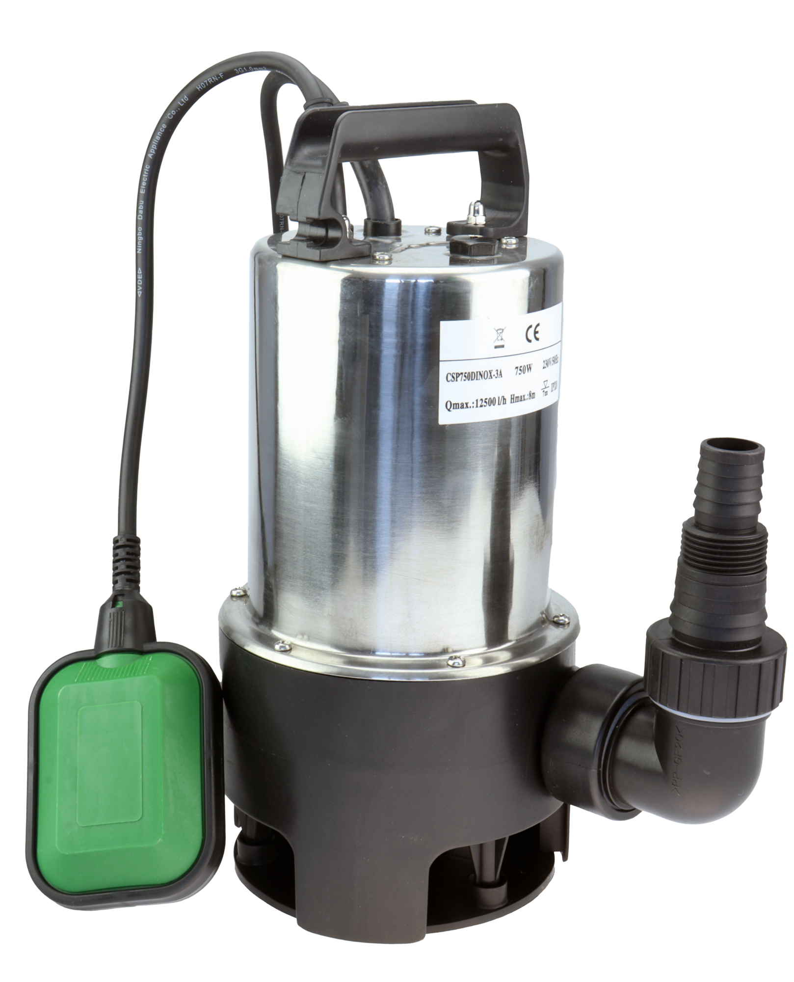 Osean Lensepumpe 750w - 220v - 3302 gph - 12500 l/t
