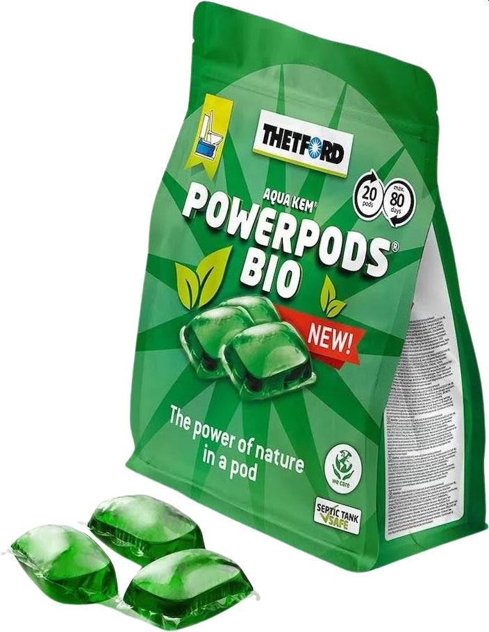 Aqua Kem - PowerPods Bio - Sanitærvæske - 20 doser