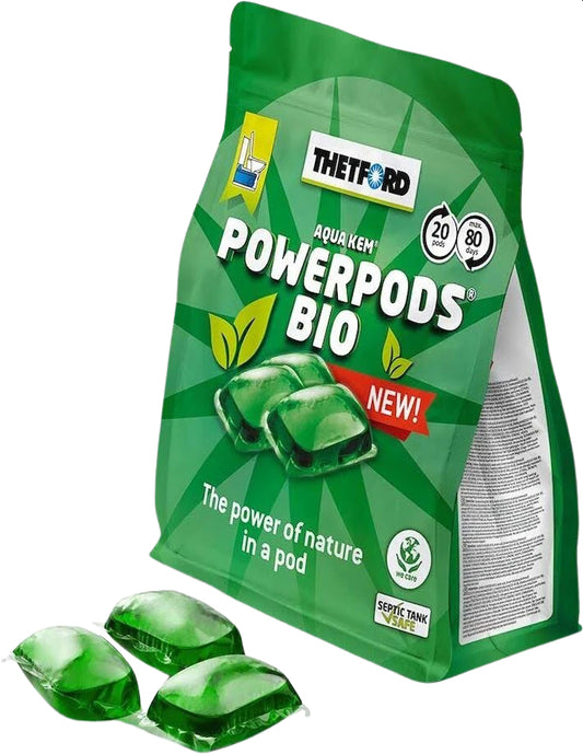 Aqua Kem - PowerPods Bio - Sanitærvæske - 20 doser