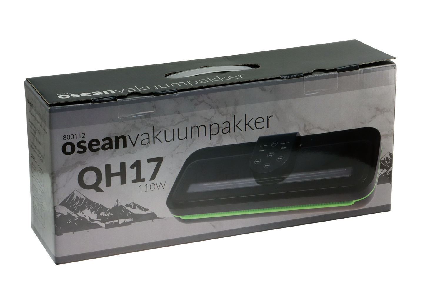 Osean Vakuumpakker QH-17 - Helautomatisk - 110W - Dry/Moist