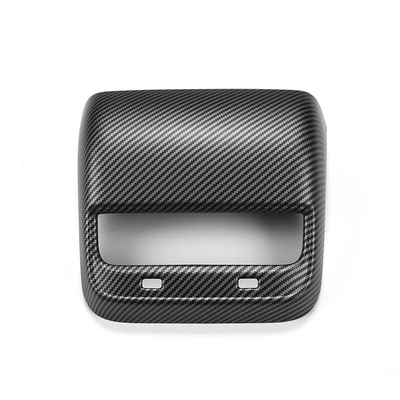 Deksel til bakre ventilasjon ABS for Model 3 2020-2023/Model Y 2021-2024 Matte Carbon-look