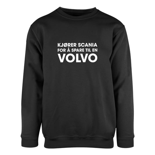 Sparer til VOLVO - genser Sort Foran