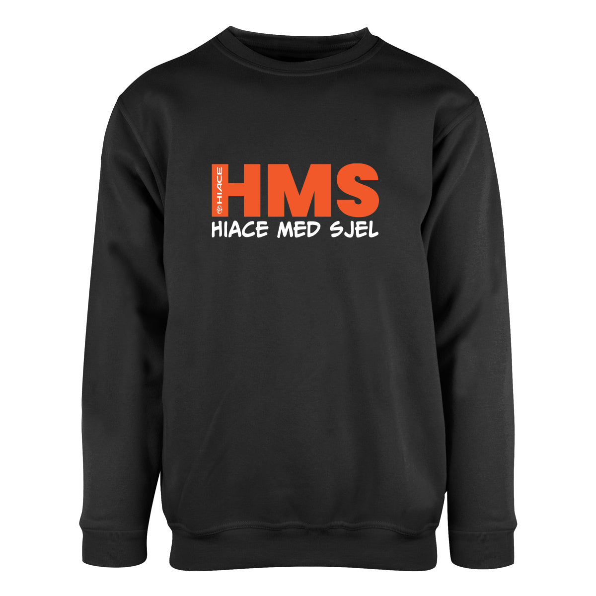 HMS Hiace med sjel - genser Sort Foran