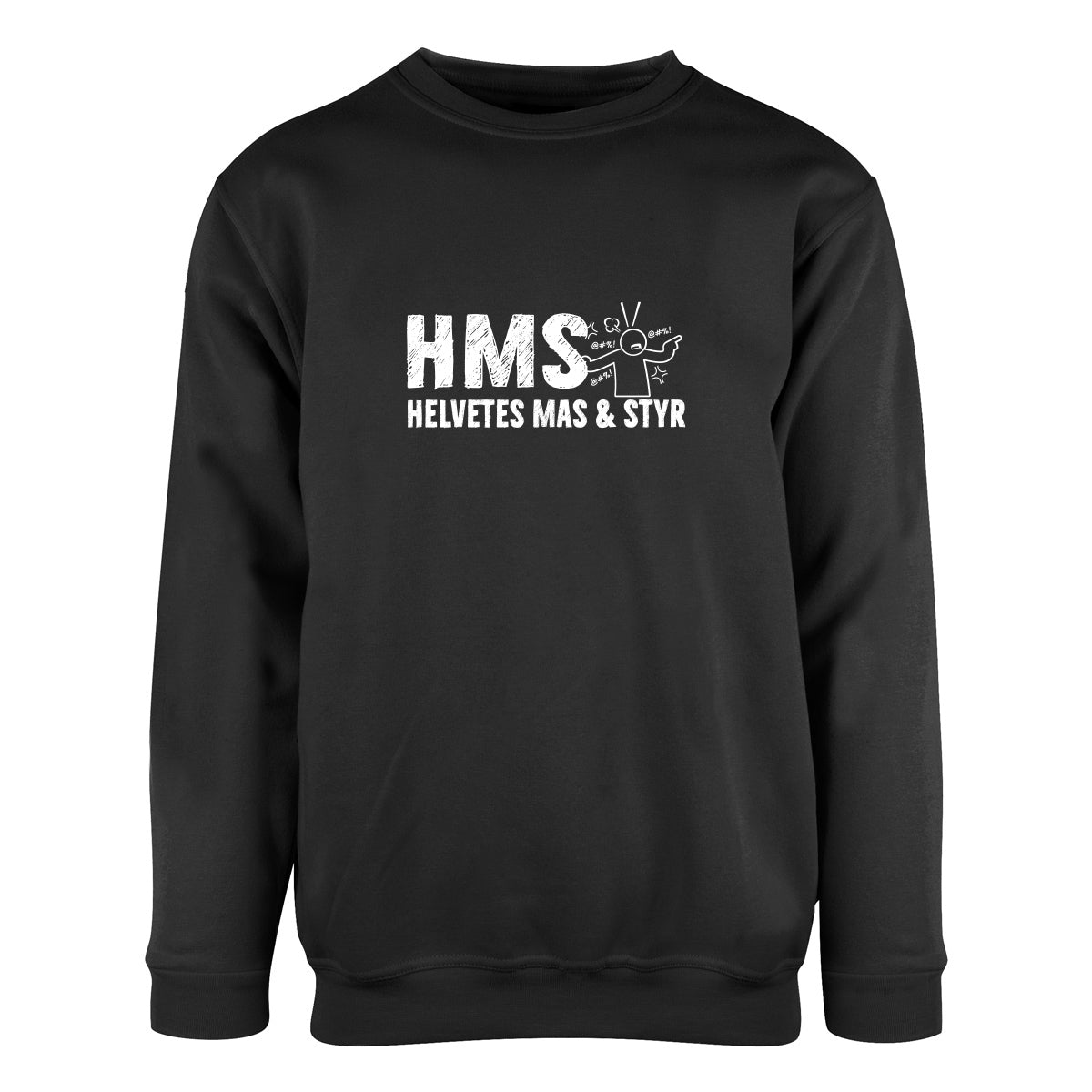 Helvetes Mas & Styr 3.0 - Genser Svart Foran