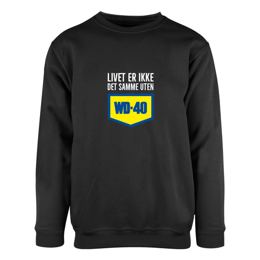 WD-40 - genser Sort Foran