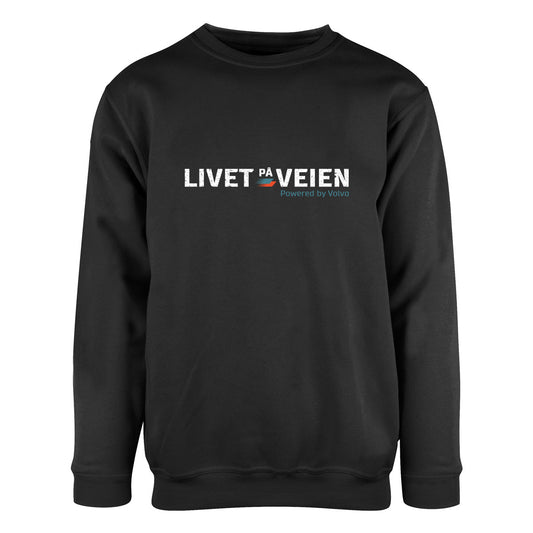 Livet på Veien - genser Sort Foran