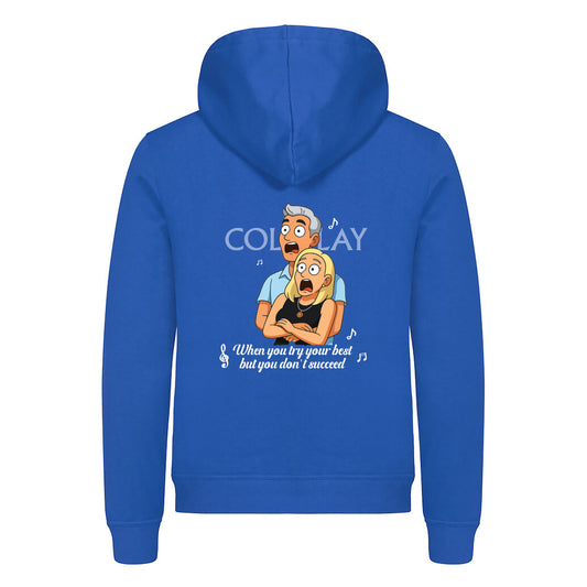 Try Your Best - Hoodie Blå Bak