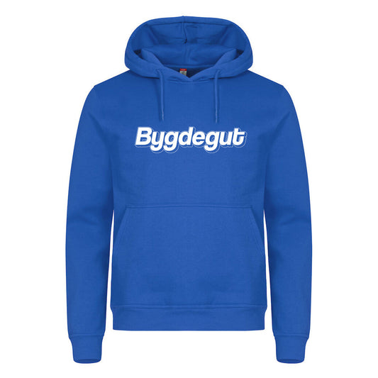 Bygdegut - hettegenser Blå Foran