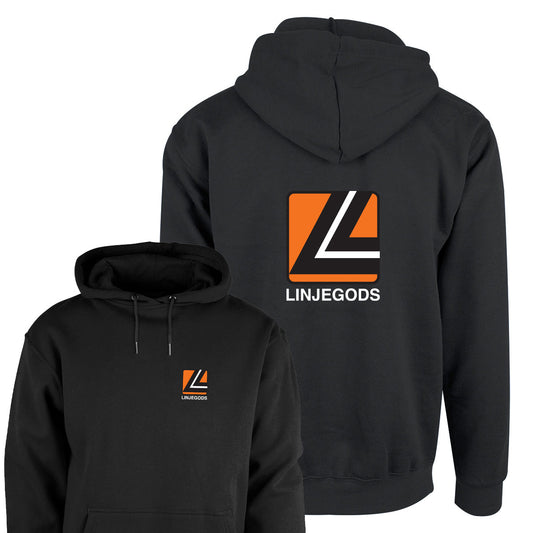 Linjegods - Hettegenser Sort