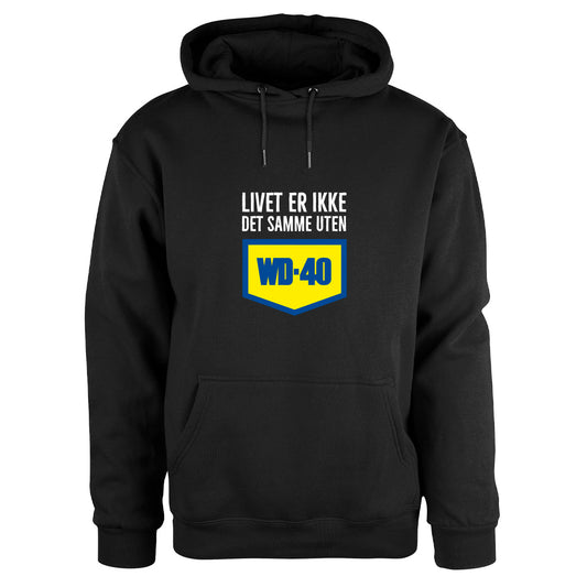 WD-40 - hettegenser Sort Foran