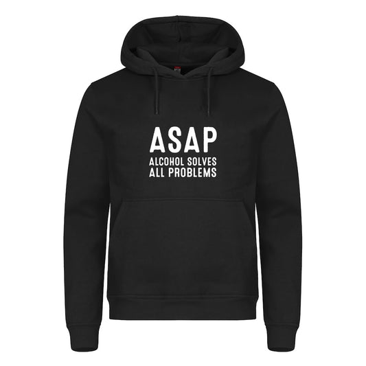 ASAP - hettegenser Sort Foran