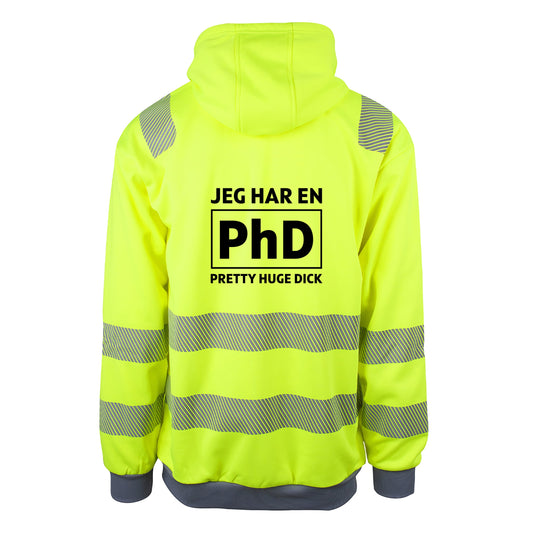 Jeg har en PhD - Reflexhoodie Bak