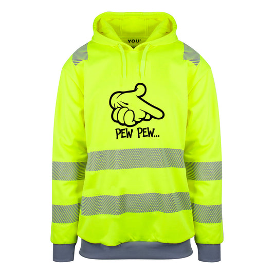 Pew Pew - Reflexhoodie (kopi) Foran