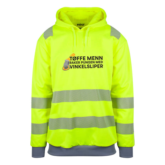 Tøffe Menn - Reflexhoodie Foran