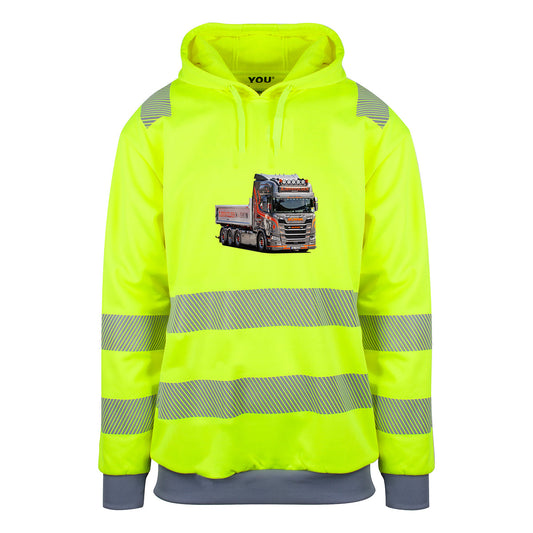 Bjørnvolden - Reflexhoodie Foran