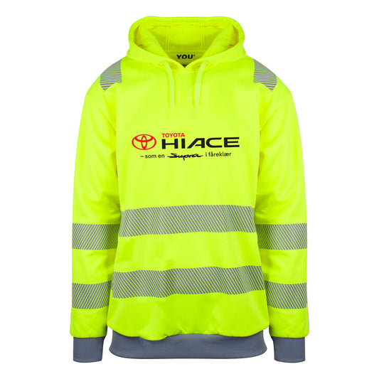 Hiace – Som en Supra i fåreklær - Reflexhoodie Foran