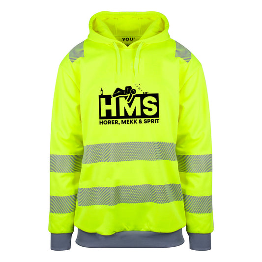 Horer, Mekk & Sprit - Reflexhoodie Foran