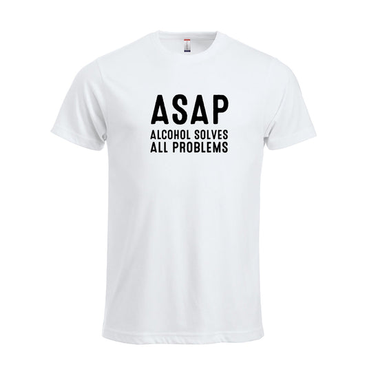 ASAP - tskjorte Hvit Foran