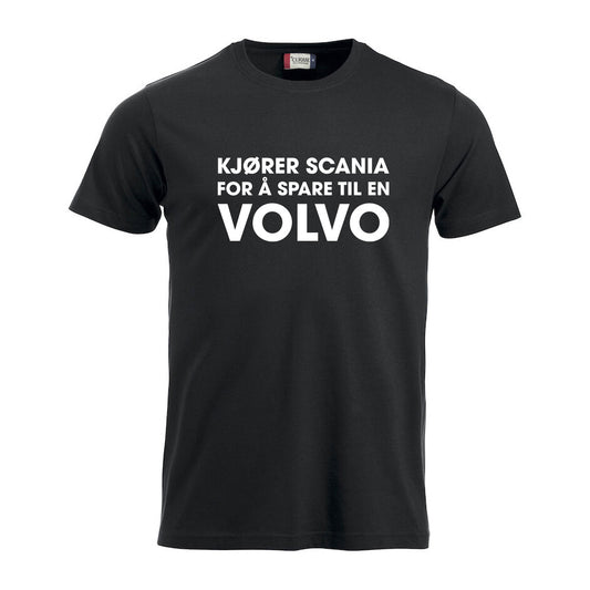 Sparer til VOLVO - tskjorte Sort