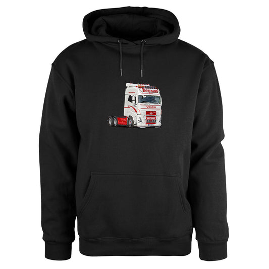 Bøstrand Volvo FH - hettegenser Sort Foran