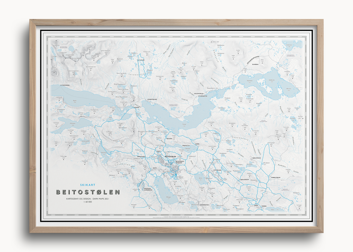 Skikart Beitostølen