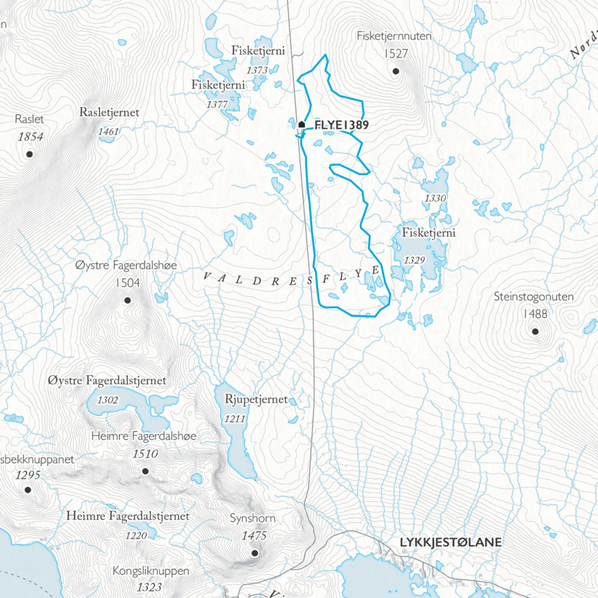 Skikart Beitostølen