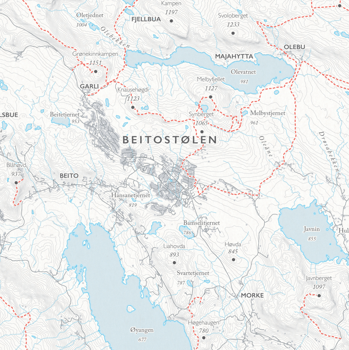Turkart Beitostølen