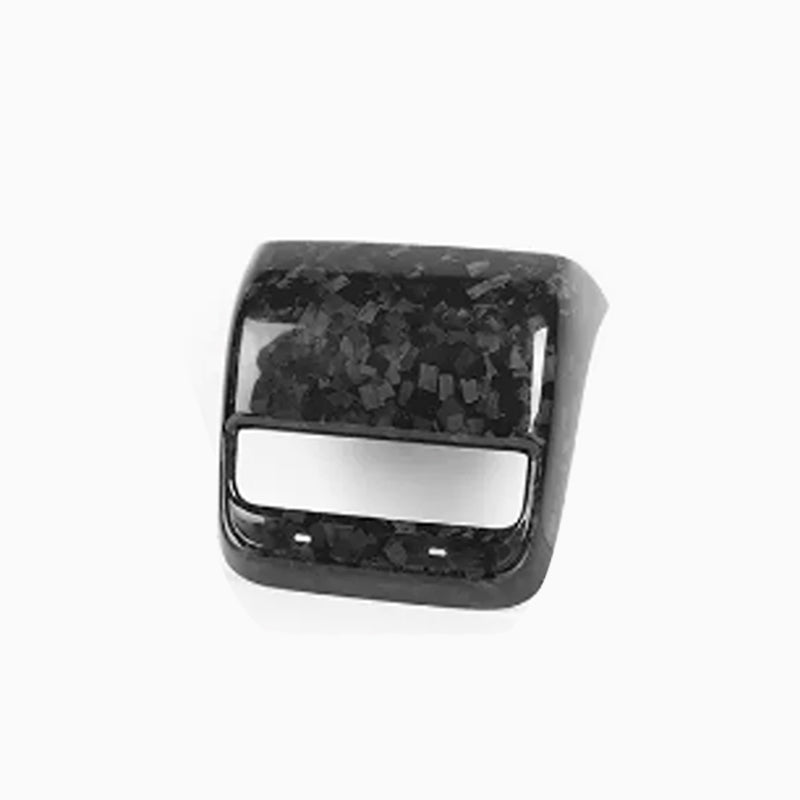 Ekte karbonfiber - Deksel til bakre ventilasjon for Model 3 2020-2023/Model Y 2021-2024 Forged Carbon Fiber