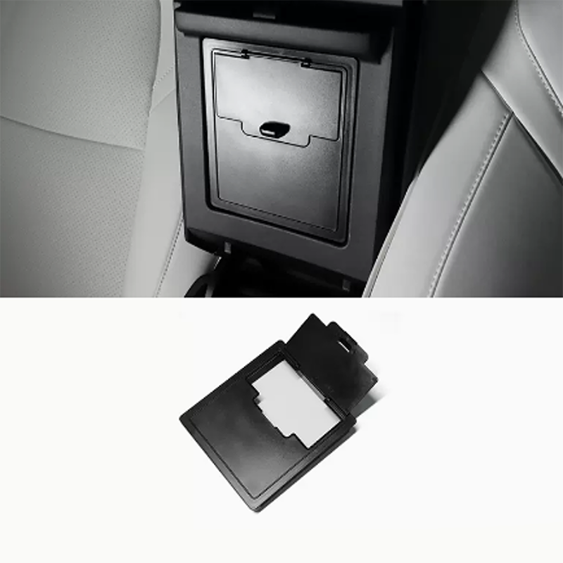 Skjult oppbevaring under armlenet for Model 3 2018-2023/Model Y 2021-2024 Svart
