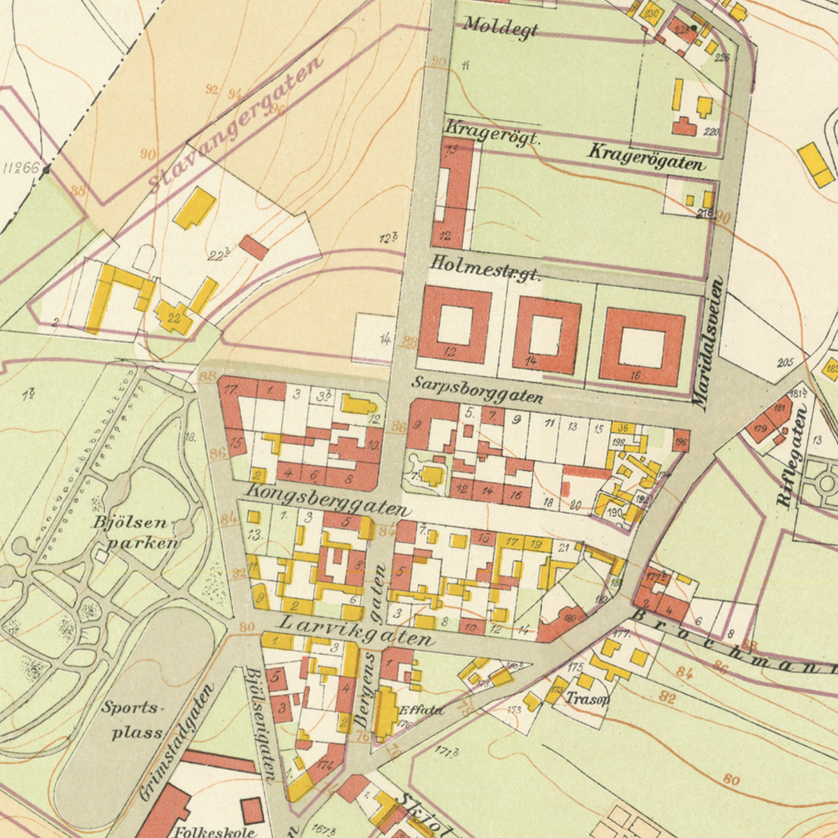 Bjølsen - Sagene 1921