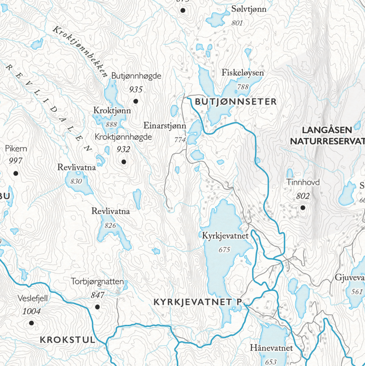 Skikart Blefjell